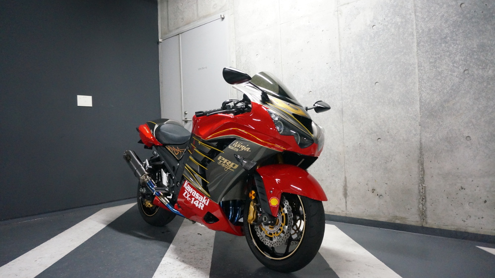 sanoさん カワサキ ZX-14R Ninja 30th Anversary LIMITED EDITION |  秋葉原UDX駐車場カーウォッシュサービス